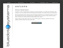 Tablet Screenshot of bluedotsystems.com